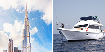 Fujairah Yacht + Burj Khalifa